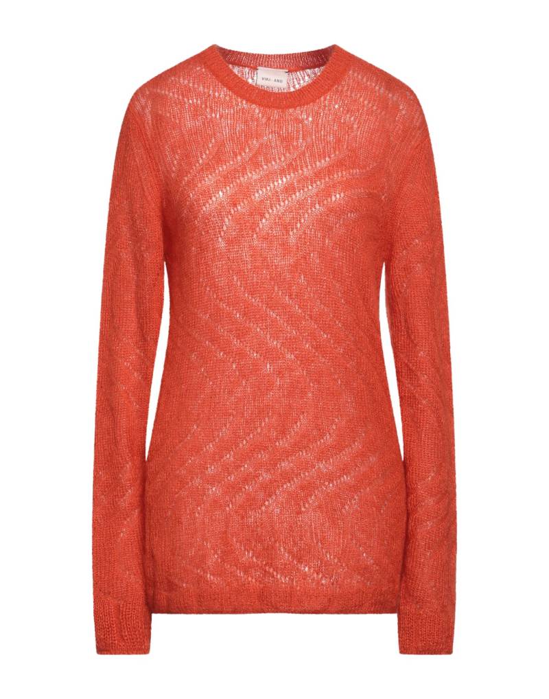 VIKI-AND Pullover Damen Orange von VIKI-AND