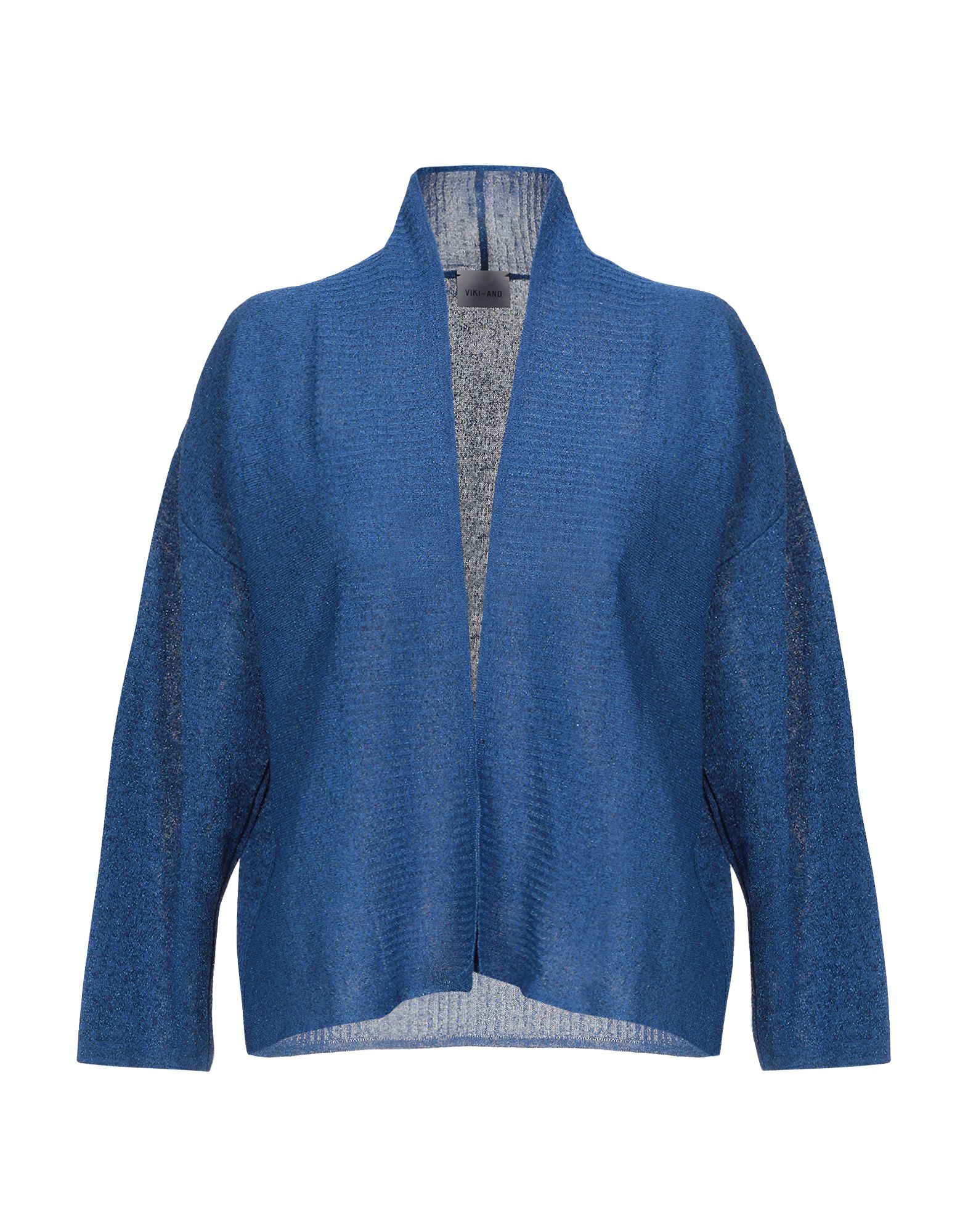 VIKI-AND Strickjacke Damen Blau von VIKI-AND