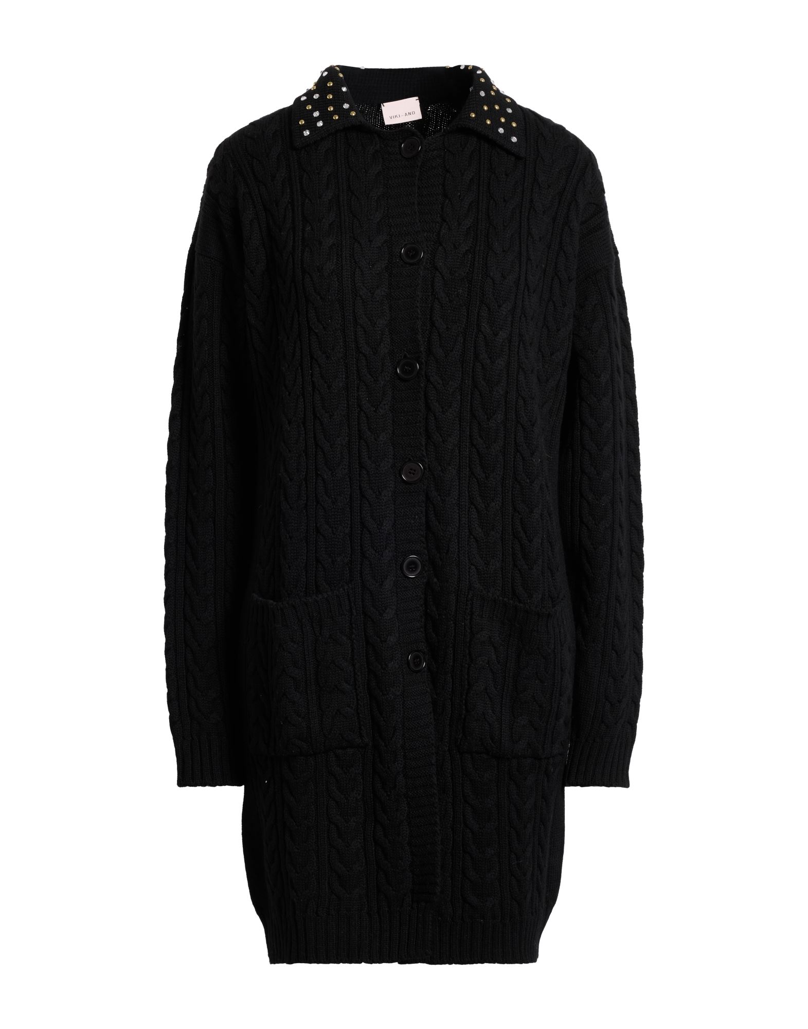 VIKI-AND Strickjacke Damen Schwarz VIKI-AND Strickjacke Damen Schwarz von VIKI-AND