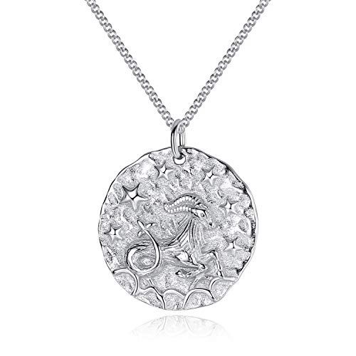 VIKI LYNN Damen Mädchen 925 Sterling Silber Sternzeichen Halskette, Sterling Silber von VIKI LYNN