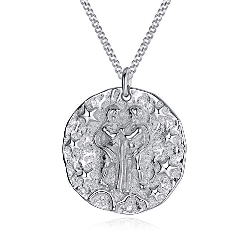 VIKI LYNN Damen Mädchen 925 Sterling Silber Sternzeichen Halskette, Sterling Silber von VIKI LYNN