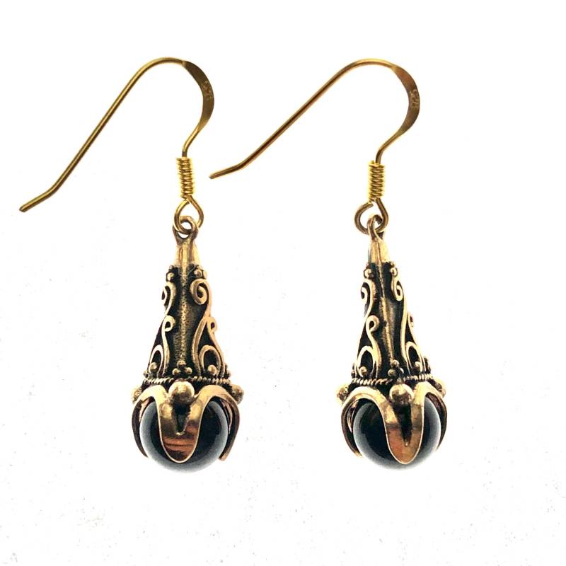 Gotland Power Ohrringe - Onyx Und Bronze | Hergestellt Von Viking Kristall Gotland Power Ohrringe - Onyx Und Bronze | Hergestellt Von Viking Kristall von VIKINGKRISTALL