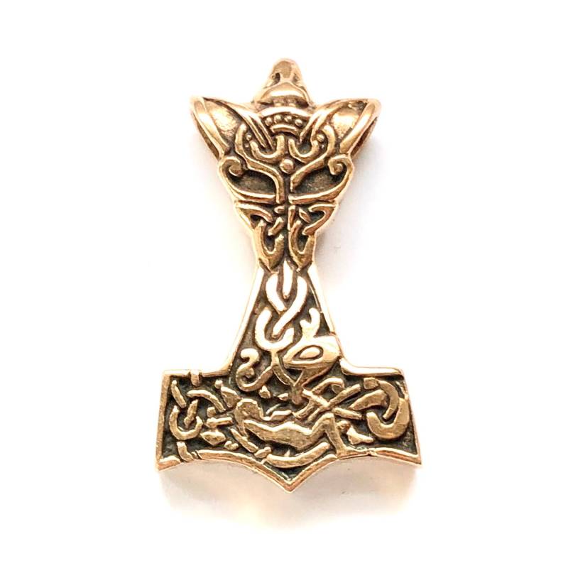 Kai's Wolf Hammer Aus Bronze | Von Viking Kristall von VIKINGKRISTALL
