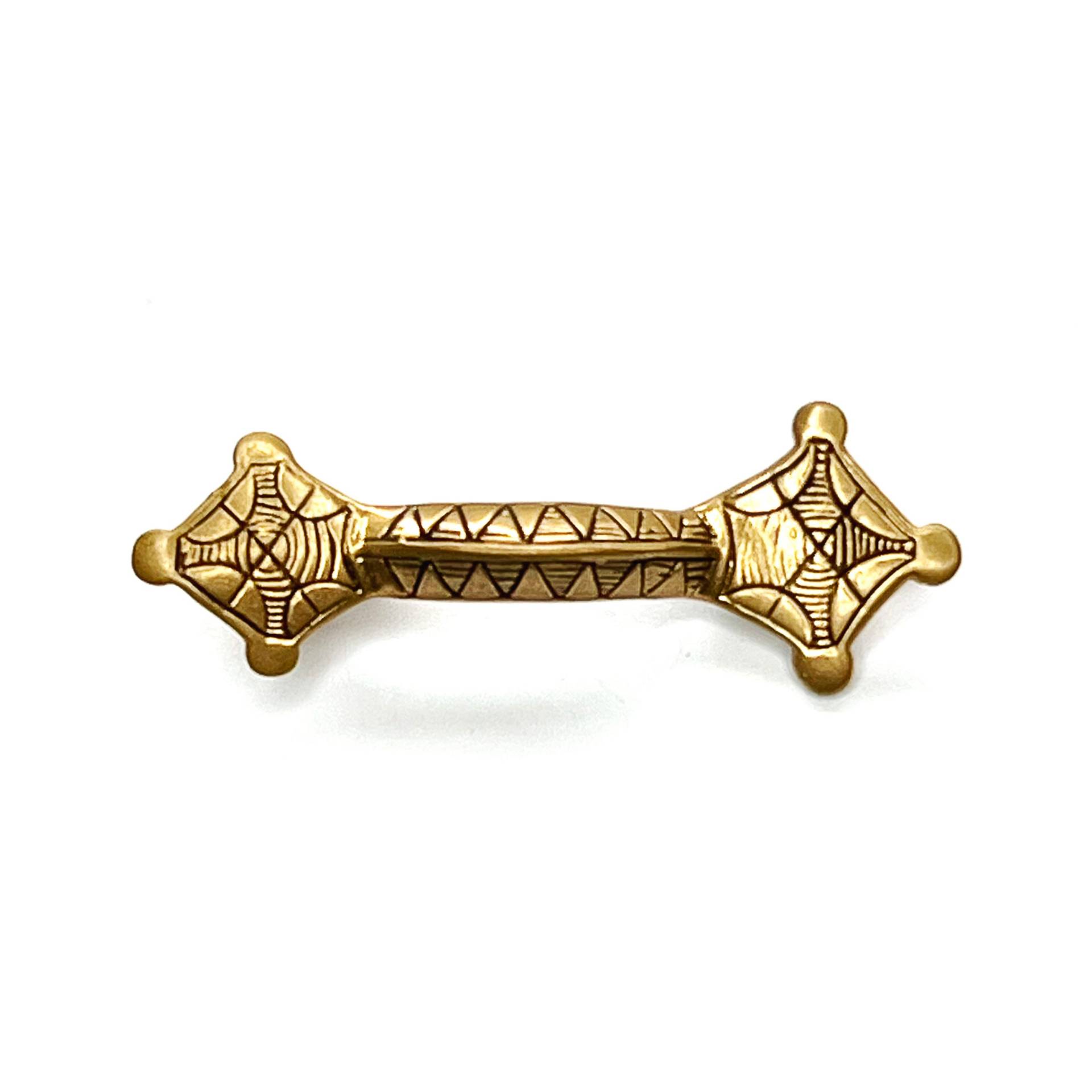 Spiegel Brosche Bronze | Made By Viking Kristall von VIKINGKRISTALL