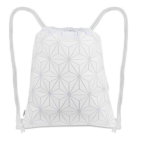 VIKINGS Unisex Turnbeutel Gym Bag, Farbe:Weiss von VIKINGS