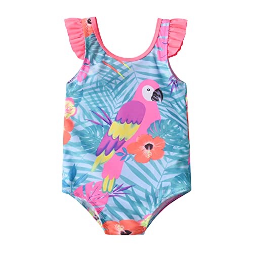VIKITA Mädchen Badeanzug Bikinis Kinder Schwimmanzug Badebekleidung SM012 8T von VIKITA