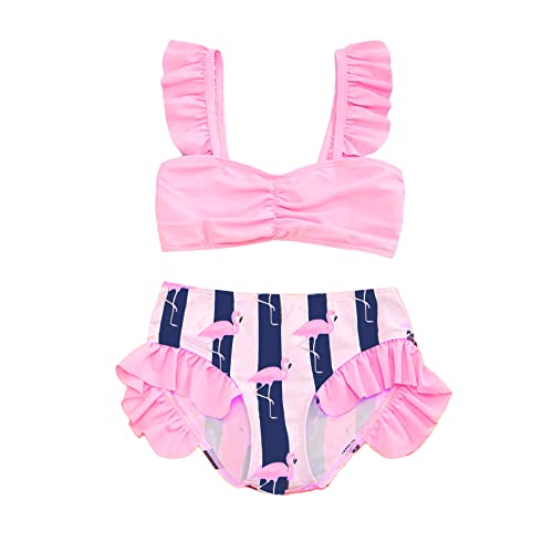 VIKITA Mädchen Badeanzug Bikinis Kinder Schwimmanzug Badebekleidung SM025 10T von VIKITA
