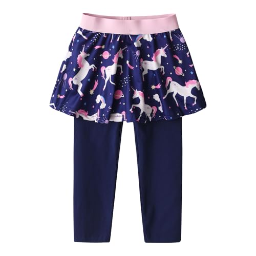 VIKITA Mädchen Leggings Mädchen Hosen Stretchige Jersey Hose FS101 7-8 Jahre von VIKITA