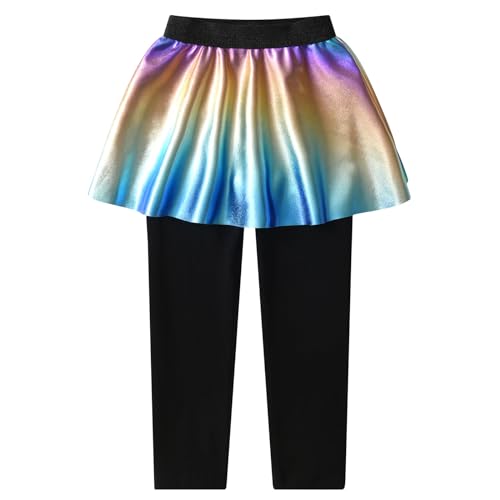 VIKITA Mädchen Leggings mit Rock Kinder Mädchen Meerjungfrau Hosen Röcke FS112 5-6 Jahre von VIKITA