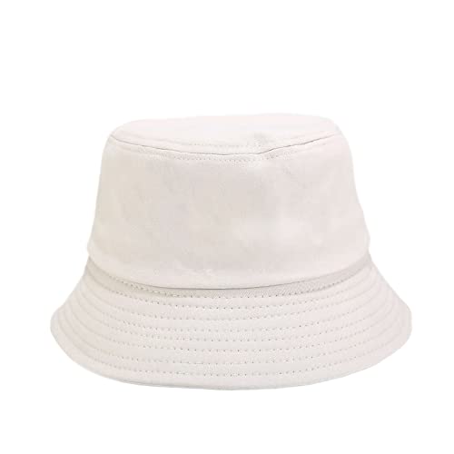 VIKMKM Bestickt Persönlichkeit Fischerhüte Bucket Hat Faltbar Anglerhut Freizeit Herren Damen, Baumwolle von VIKMKM