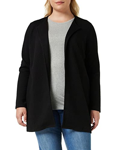 Vila Clothes Damen VINAJA New Long Jacket-NOOS Blazer, per Pack Schwarz (Black Black), 42 (Herstellergröße: XL) von Vila