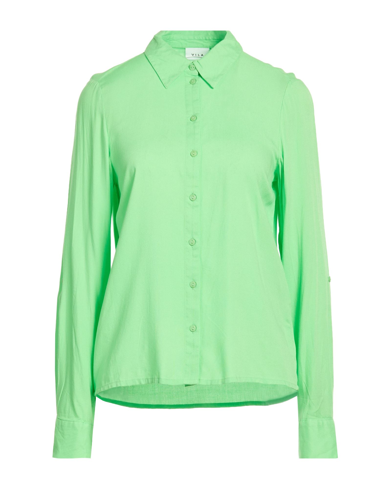 VILA Hemd Damen Säuregrün von VILA