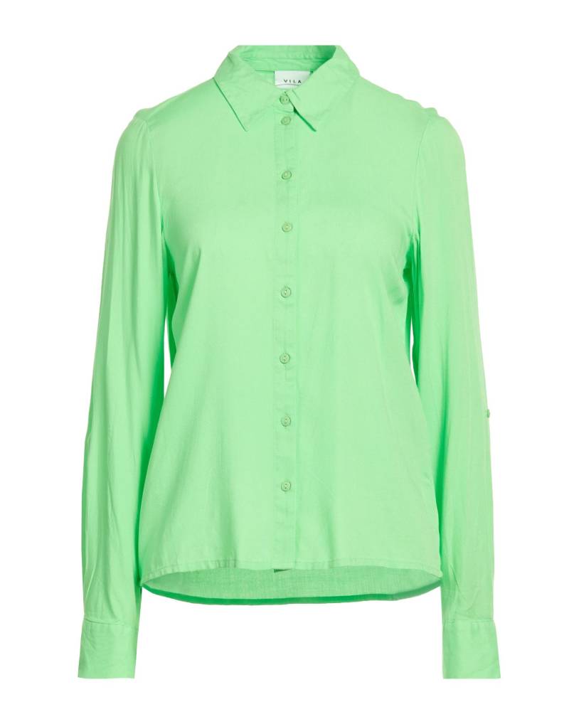 VILA Hemd Damen Säuregrün von VILA