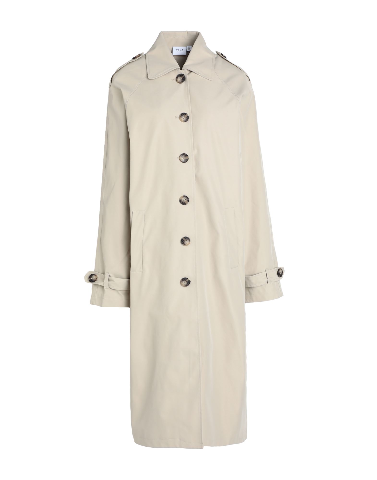 VILA Jacke, Mantel & Trenchcoat Damen Beige von VILA