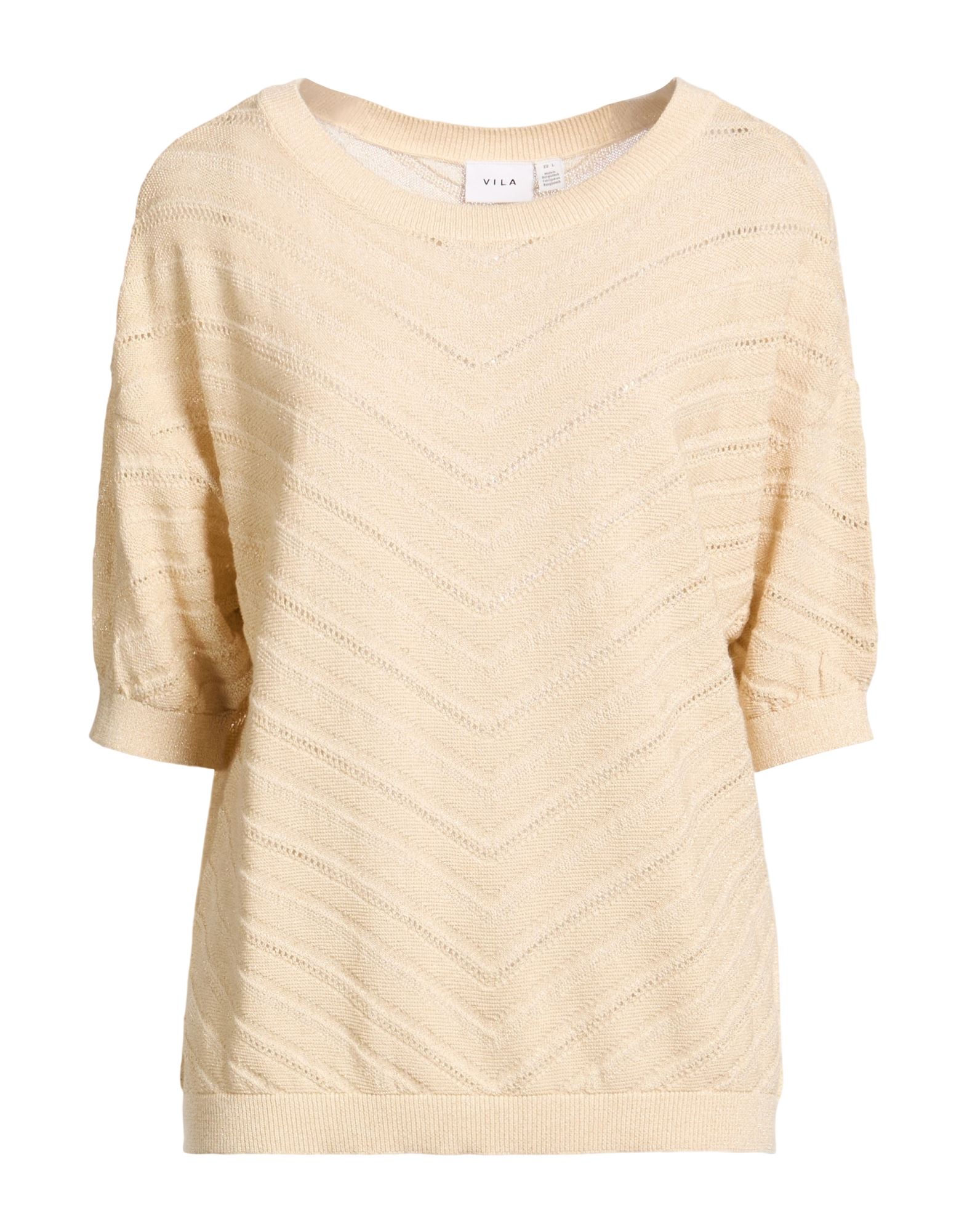 VILA Pullover Damen Beige von VILA