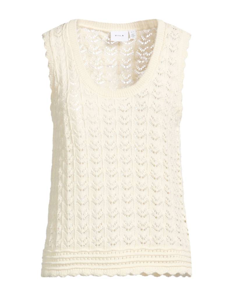 VILA Pullover Damen Cremeweiß von VILA