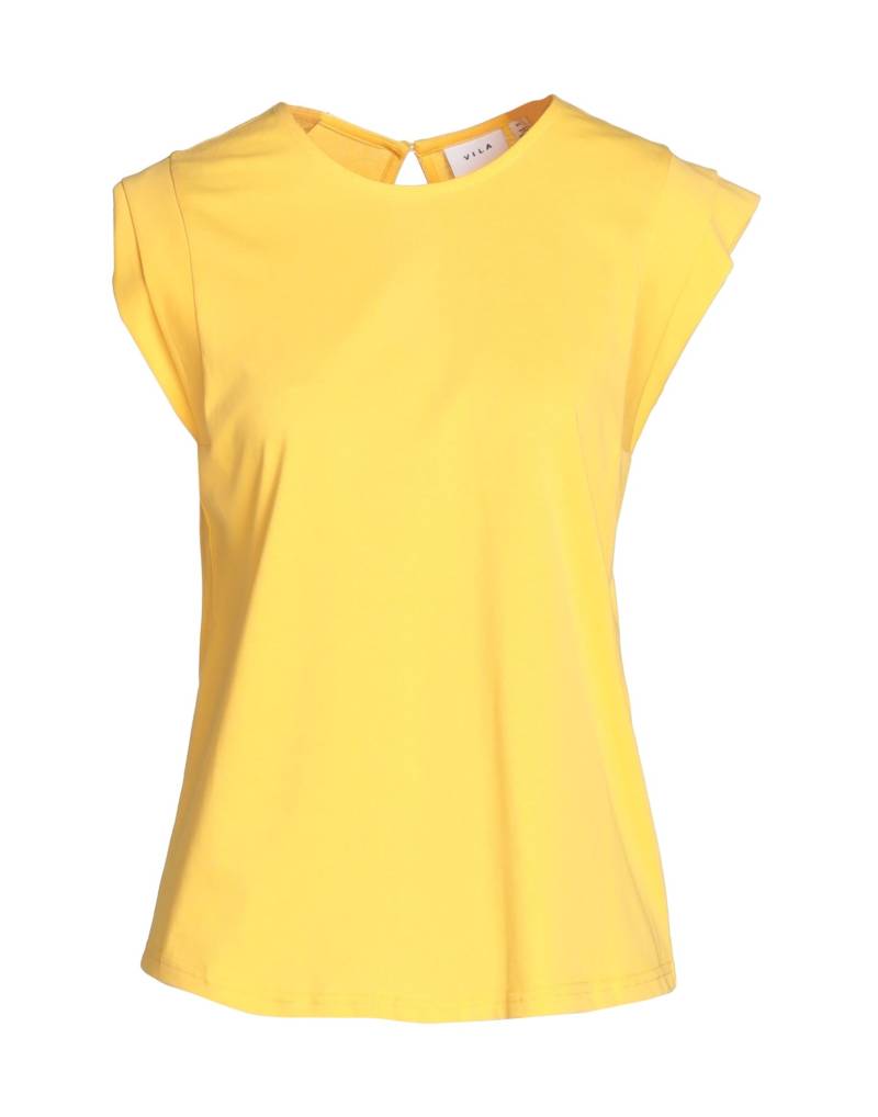 VILA T-shirts Damen Gelb von VILA