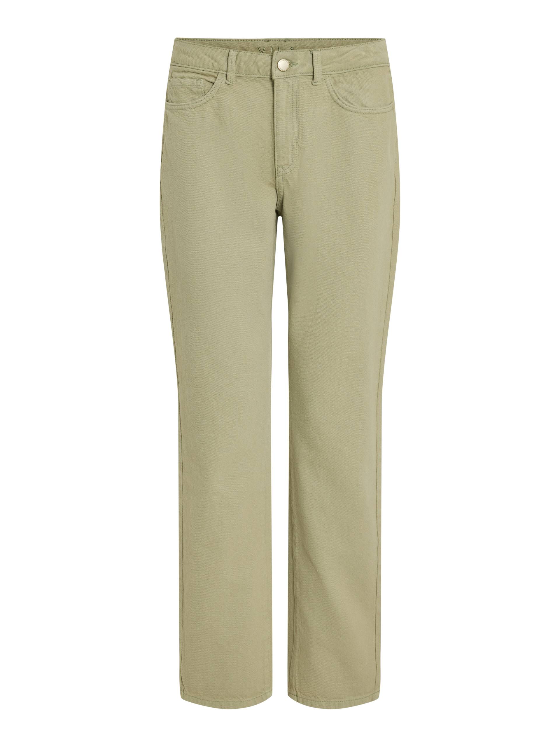 VILA - VIALICE RW STRAIGHT JEANS COLORED BOA sage - Gr. - 38/30 von VILA