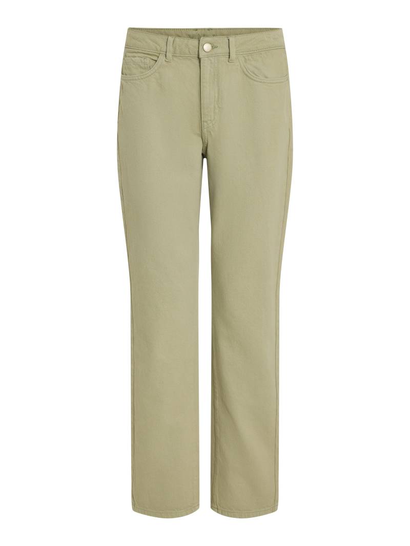 VILA - VIALICE RW STRAIGHT JEANS COLORED BOA sage - Gr. - 38/30 von VILA