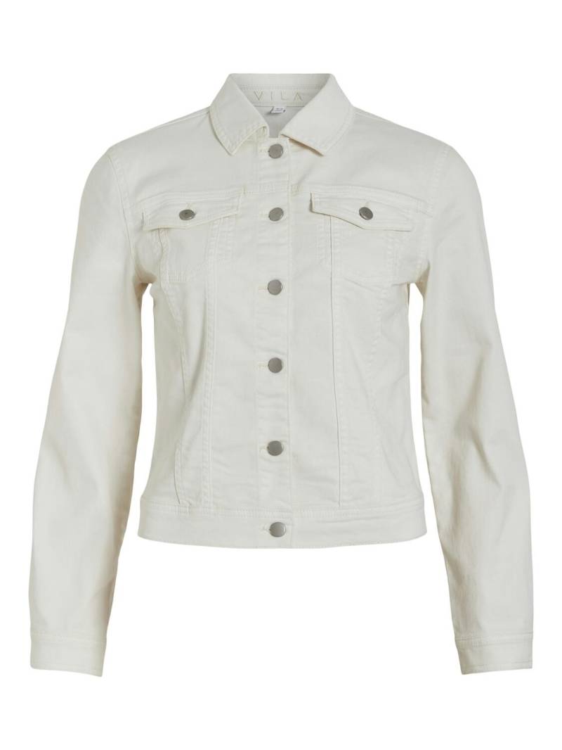 VILA - VIBIRKINA L/S NEW DENIM JACKET/R egret - Gr. - S von VILA