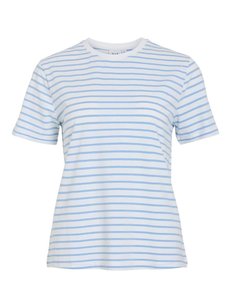 VILA - VINORA S/S YD T-SHIRT - NOOS blissful blue - Gr. - S von VILA