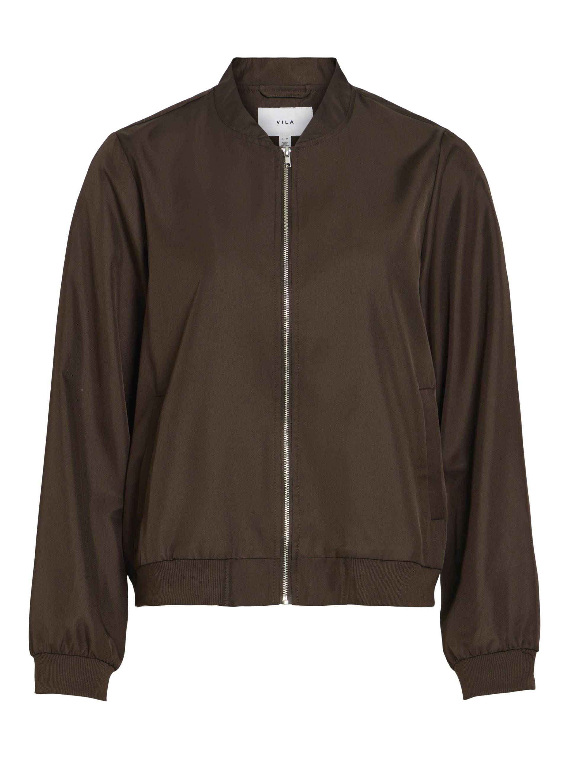 VILA - VIPAPAYA L/S BOMBER JACKET - NOOS coffee bean - Gr. - 40 von VILA