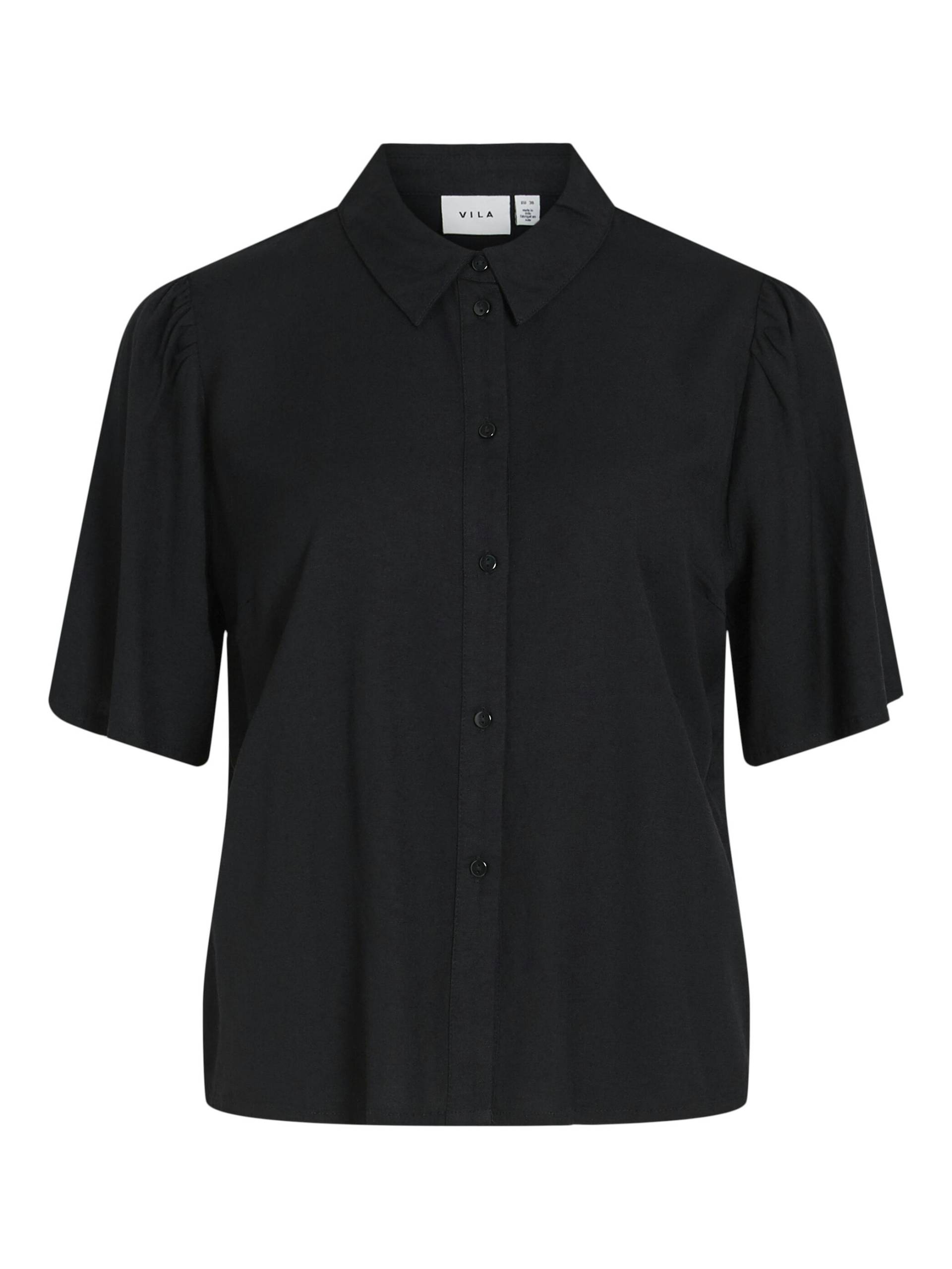 VILA - VIPRICIL S/S NEW SHIRT - NOOS black - Gr. - 40 von VILA