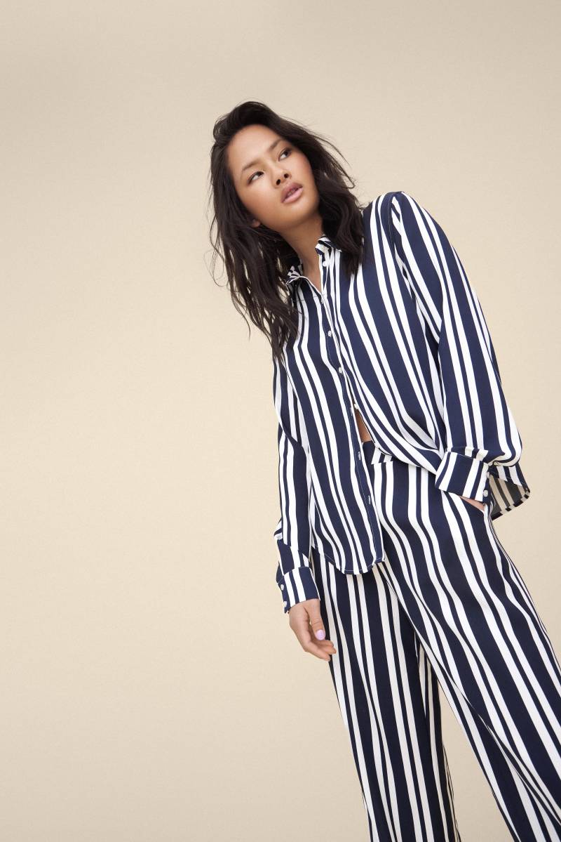 VILA - VIRASHA RW WIDE PANT/SU/PB navy blazer - Gr. - 42 von VILA