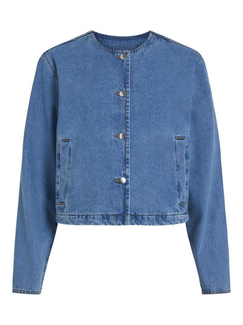 VILA - VIREBA L/S O-NECK DENIM JACKET - NOOS light blue denim - Gr. - 34 von VILA