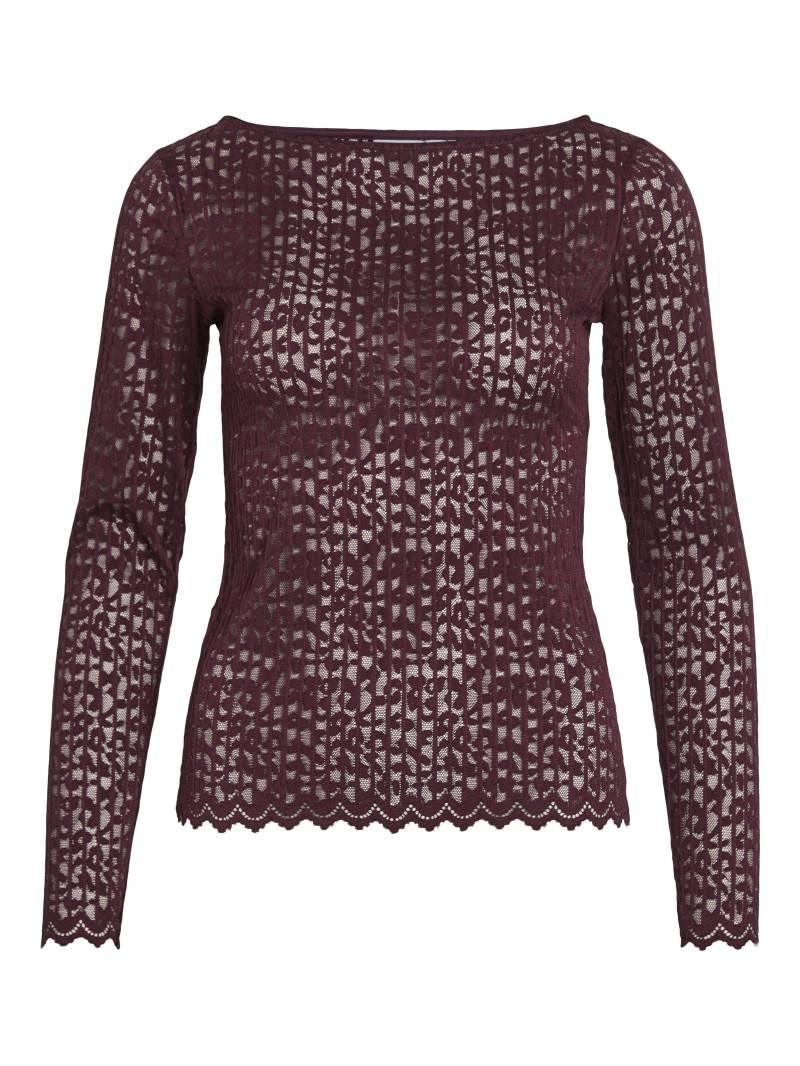 VILA - VIROMINA BOATNECK L/S TOP/TES fig - Gr. - S von VILA