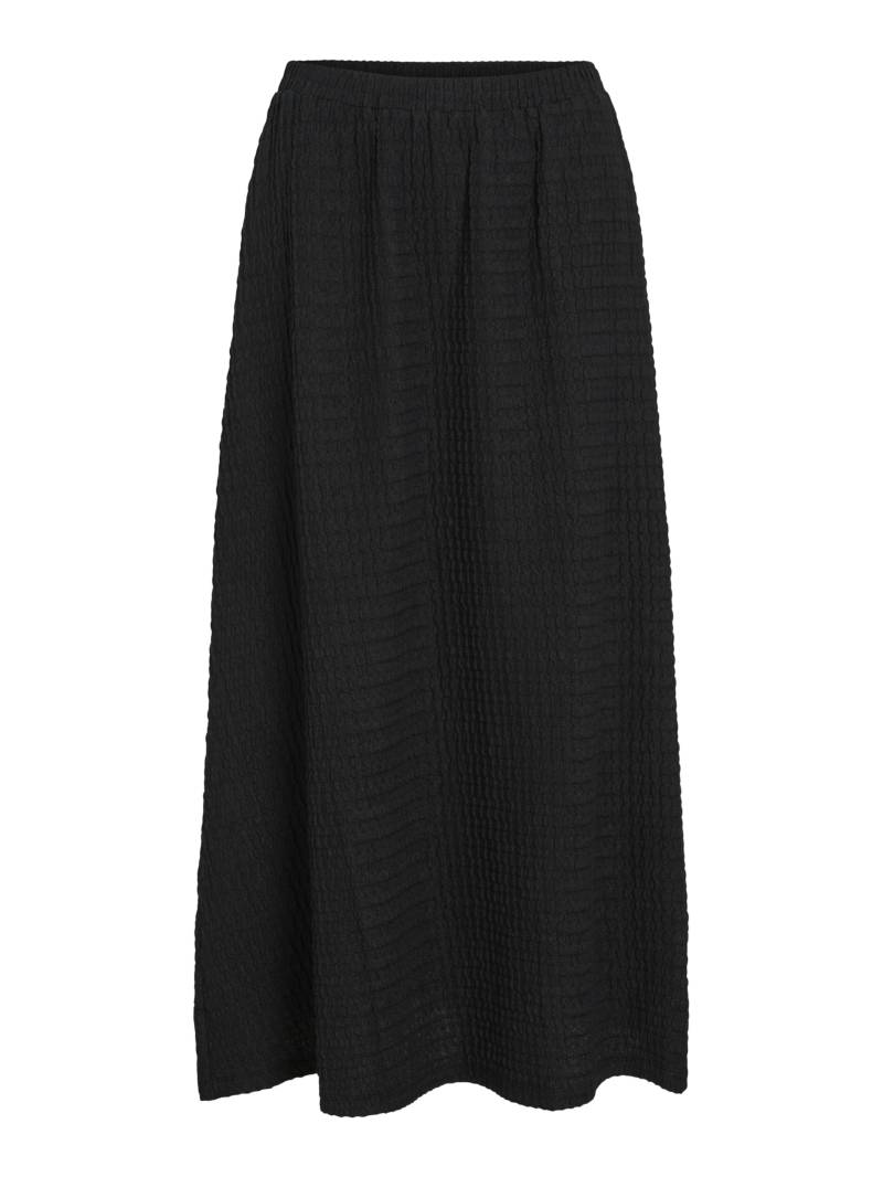 VILA - VIROMIRA HW MIDI SKIRT black beauty - Gr. - XS von VILA