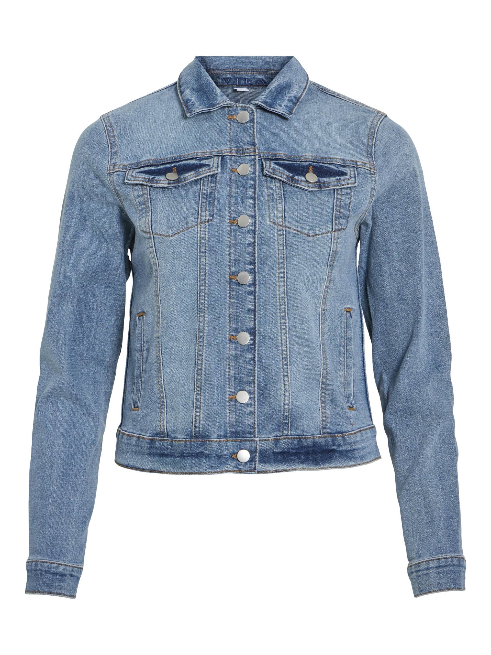 VILA - VISHOW NEW L/S DENIM JACKET - NOOS light blue denim - Gr. - L von VILA