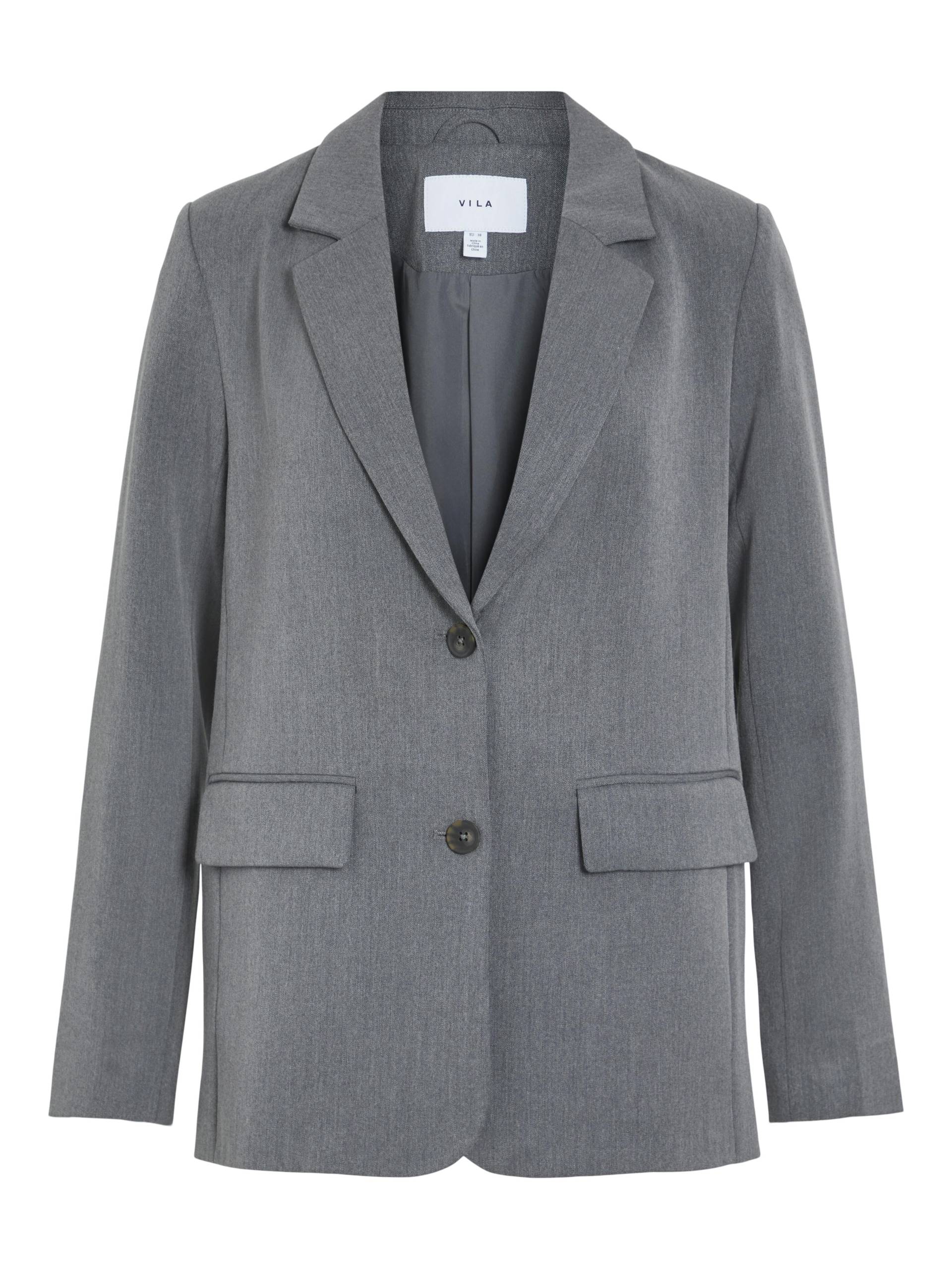 VILA - VIVARONE LOOSE BLAZER-NOOS medium grey melange - Gr. - 34 von VILA