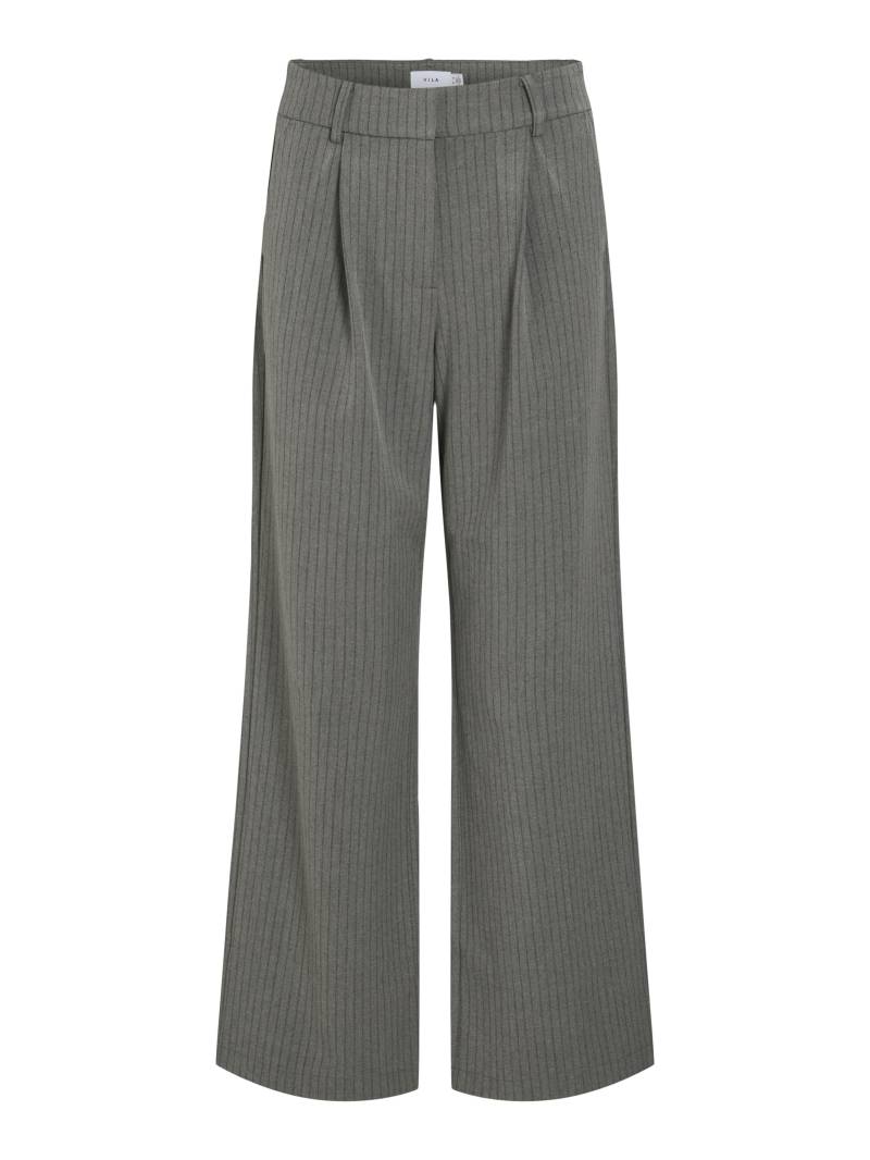 VILA - VIWINNIE SODA HW PLEATED PANTS medium grey melange - Gr. - 38 von VILA