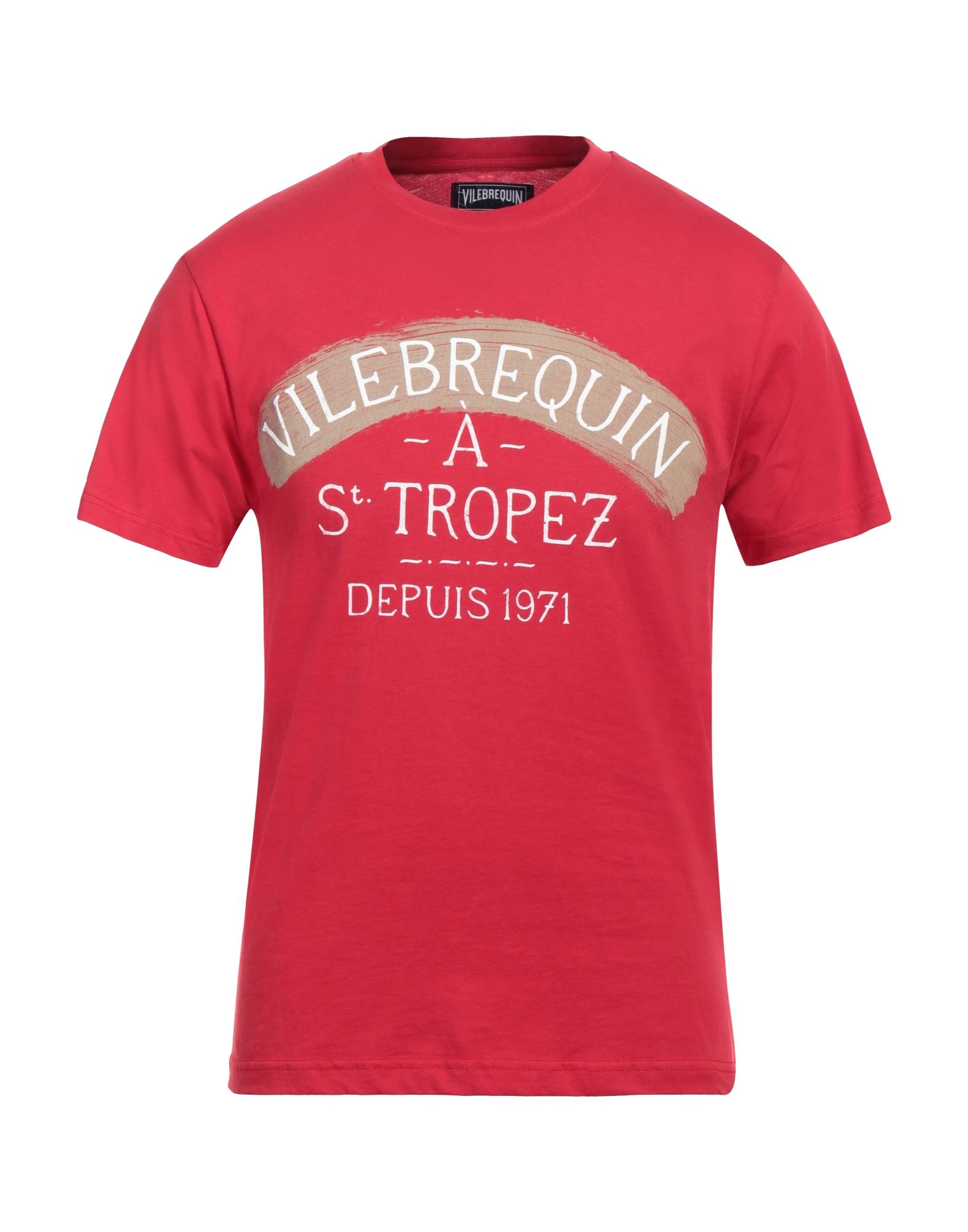 VILEBREQUIN T-shirts Herren Rot von VILEBREQUIN