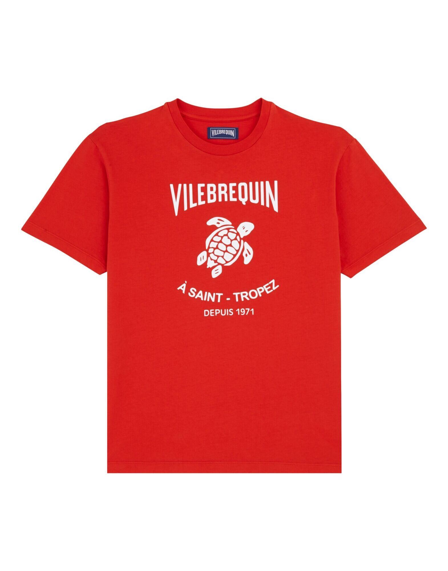 VILEBREQUIN T-shirts Herren Rot von VILEBREQUIN