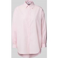 VILLA SOPHIE Regular Fit Hemdbluse mit überschnittenen Schultern in Pink, Größe M/L von VILLA SOPHIE