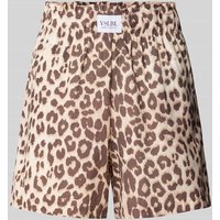 VILLA SOPHIE Shorts aus Baumwoll-Leinen-Mix Modell 'ROMI' in Beige, Größe XS/S von VILLA SOPHIE