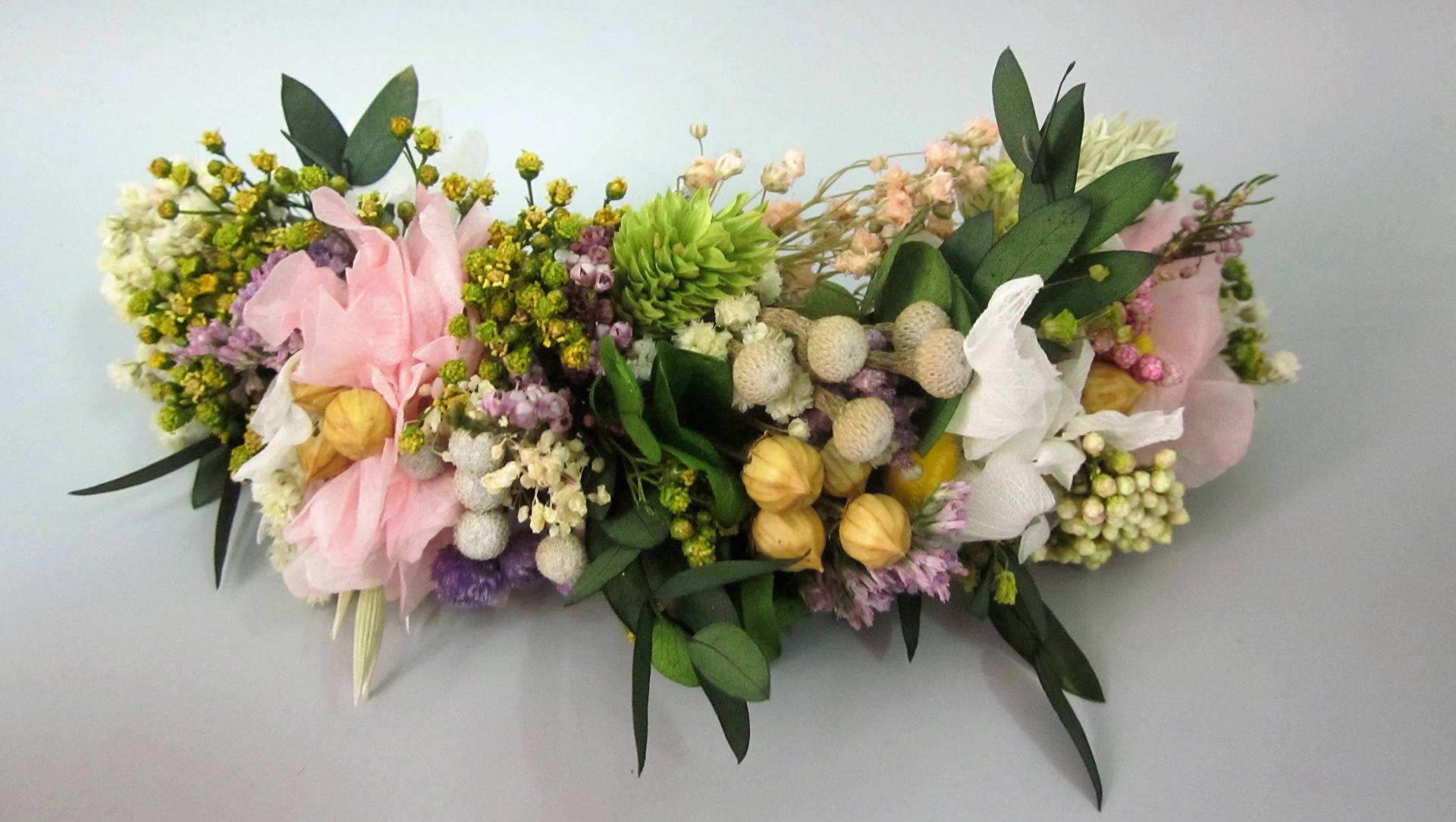 Mittel Blumenkranz | Hinterkopf von VILLAFLORITAenEtsy