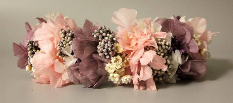 Mittel Blumenkranz | Hinterkopf Mittel Blumenkranz | Hinterkopf von VILLAFLORITAenEtsy
