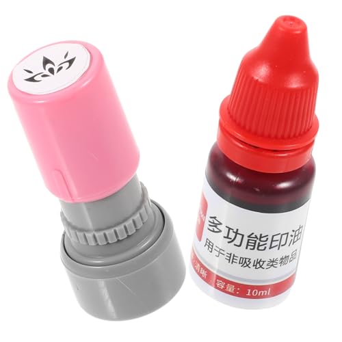 VILLCASE 1 Satz Handheld Makeup Stamp mit Blumenmuster Dekorativer Stempel für Bühnenaufführungen Geeignet für Erwachsene für Tanz und Partymake Up von VILLCASE