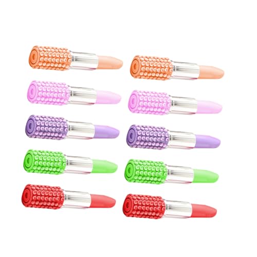 VILLCASE 1 Satz Kugelschreiber Lippenstift Form Kreative Und Schöne Design Stifte Für Zuhause Schule Und Geschäfte Mischfarben Schnelltrocknende Als Oder Belohnung 10 Stück von VILLCASE