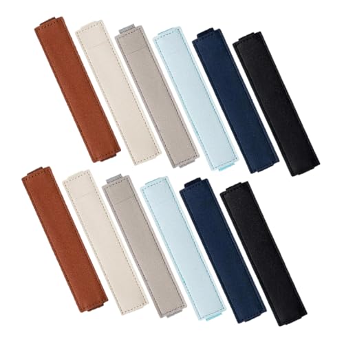 VILLCASE 12stücke Stifthalter Für Notizbuch Mit Verstellbarem Gummiband Kompaktes Stiftetui Für Planer Journaling Notizbuch Stifthülle Aus Schutzmaterial Für Effiziente Organisation von VILLCASE