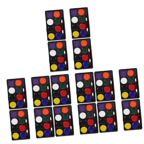 VILLCASE 16 Stk gesichtsmalerei schminkfarbe halloween farbmischpalette Gesichtsbemalung von Fußballfans Fans bemalen das Gesicht Maskerade-Pigment professionelles Farbpigment Körperfarbe von VILLCASE