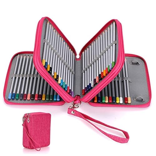 VILLCASE 1Stück Bleistift Aufbewahrungstasche Federmäppchen Für wasserdichte Stifttasche Mit Reißverschluss Praktische Schreibwaren Oxford von VILLCASE