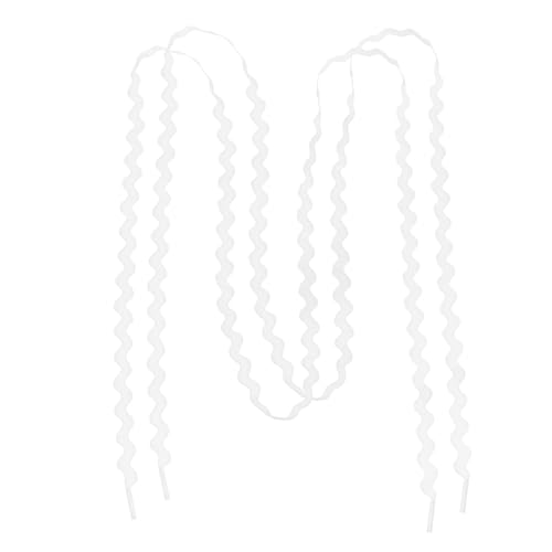 VILLCASE 1paare Geschwungene S-förmige Flache Schnürsenkel Für Damen Herren Turnschuhe Stiefel Binden Gewellte Elastische Schnürsenkel von VILLCASE