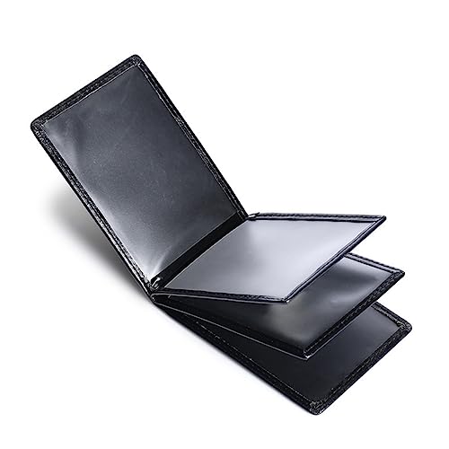 VILLCASE Dokumentenhalter Aus Leder Etui Mit Doppel-loseblatt Platz Für Reisepass Ausweise Bargeld Fotos Geeignet Für Freizeit Und Geschäftsreisen von VILLCASE