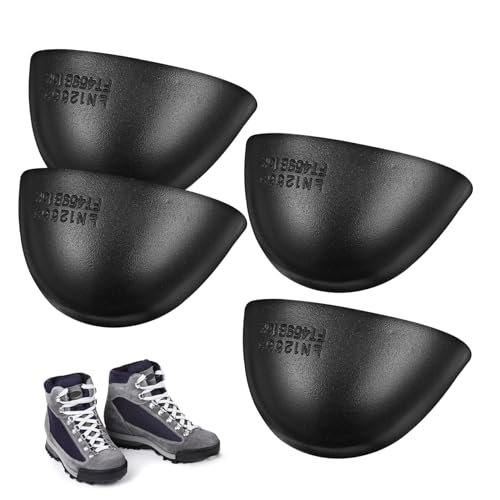 VILLCASE 2paare Metallkappen Für Schuhe Zehenschutz Zehenkappeneinsätze Schuhzubehör Für Herren Und Damen Arbeitsschutzschuhe Sicherheitskappen Universalgröße von VILLCASE