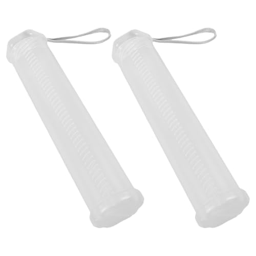 VILLCASE 2 Stück Ausziehbare Kunststoff Pinselaufbewahrung für Künstlerbedarf Tragbarer Organizer für Stifte und Pinsel für Studenten und Unterwegs von VILLCASE