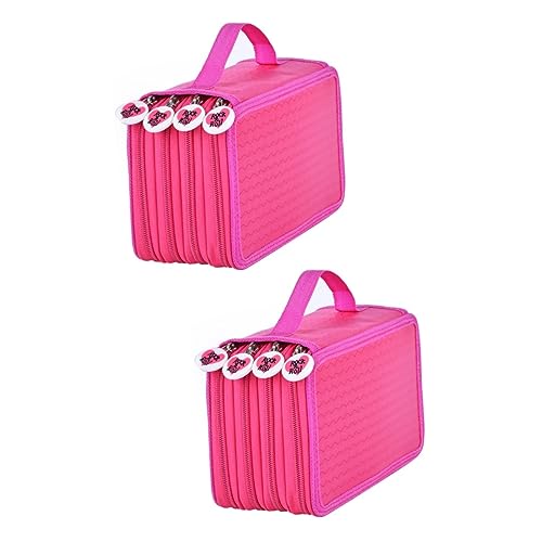 VILLCASE 2st Federmäppchen Jungenanzüge Lila Anzug Für Jungen Stift-Organizer Mädchen Anzug Anzüge Für Jungen Farbstifthalter-Organizer Klammerloser Hefter Etui Kind Veranstalter Tragbar von VILLCASE